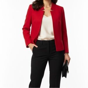 Chico's Blazer Vibrant red New